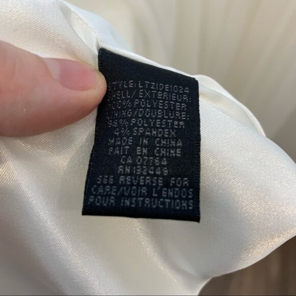 Bedo Noir Ivory Beaded One Strap Flowy Maxi Dress - Picture 6 of 6